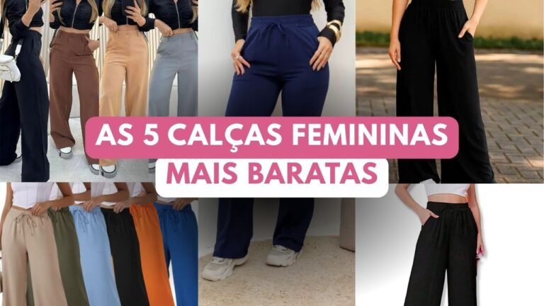 As 5 calças femininas mais baratas